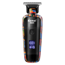 Cortadora De Pelo Afeitadora Eléctrica Km5090 Displ...