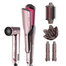 Set De Alisador Y Secador De Pelo Flexfusion Hd642s