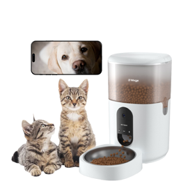Dispensador Comedero Smart 6L Perro Gato Camara Hd