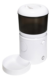 Comedero Automático  Basics Blanco Para Gatos Y Perr...