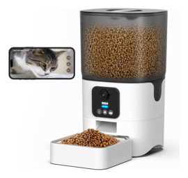 Comedero Para Mascotas Con Cámara Hd 1080P Y Audio