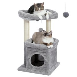 Cat Tree Tower  Para Gatos De Interior Con Acogedor ...