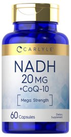Complemente  Nadh 20 Mg Con Coq10 60 Cápsulas