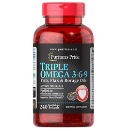 Suplemento  Triple Omega 369 De Pescado, Lino Y B
