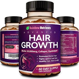 Vitaminas Para El Crecimiento Del Cabello, Rainbow N...