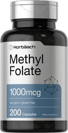 Suplemento De Folato De Metilo 1000 Mcg 200 Cápsula...