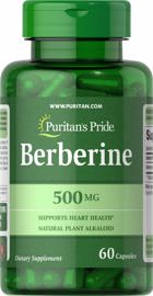 Suplemento Berberine 500 Mg 60 Cápsulas