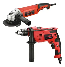 Combo Amoladora Angular 1200W + Taladro De Impacto 8...