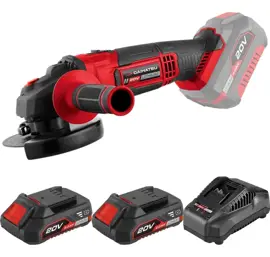 Amoladora Angular 20V 2 Baterias 2.0Ah Cargador