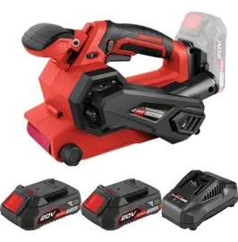 Lijadora De Banda 20V / 2 Baterias 2.0Ah / Cargador