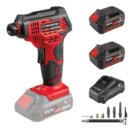 Compresor Inalambrico 20V 2 Baterias 4.0Ah Cargador