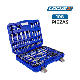 Caja Set Juego De Tubos 108Piezas 1/21/4 CrV Premiu...