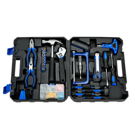 Kit De Herramientas Manuales 113Pzs Set Acero Inoxid...