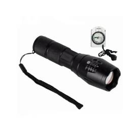 Linterna Portatil Negra Tm15