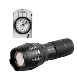 Linterna Táctica Militar GdLn37 Led 12000 Lúmenes R...