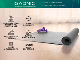 Colchoneta Yoga Mat Negra Pvc 173X61x0,6 Cm