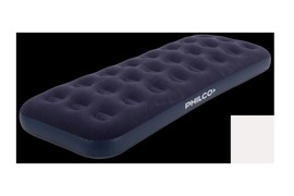 Colchon Inflable 1 Plaza + Inflador Color Azul  Pil24040