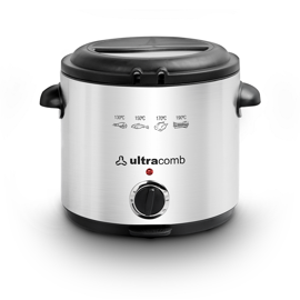 Freidora Cuerpo Acero Inoxidable 1,5Lts.
