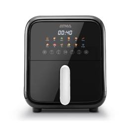Freidora De Aire Digital 7,5 Lts Con Visor  Negra Fr180abp