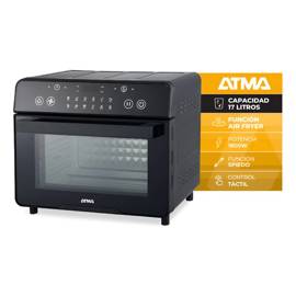 Horno Grill Y Freidora De Aire  17Lt Negro Hgfab1725pi