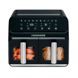 Freidora De Aire   Digital 8Lts Doble Canastos 1700W