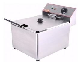 Freidora Electrica 11Lts Acero Inoxidable 3500W