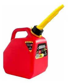 Bidon Combustible  5 Litros Homologado Color Rojo