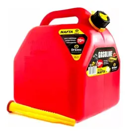 Bidón Combustible  20 L Rojo Pico Vertedor Homologad...