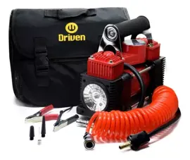Compresor De Aire Metálico  12V Doble Piston Con Luz