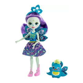 Muñeca Enchantimals Pavo Real Dvh87Peacock