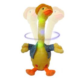 Juguete De Pato Bailarín  Peluche Luminoso