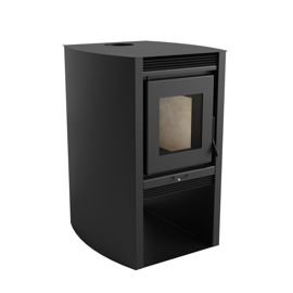 Estufa  Montevideo 680Sk Pequeño Grafito Calefactor