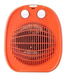 Caloventor 1800W Con Termostato 2 Niveles Naranja