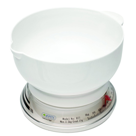 Balanza De Cocina Analógica Kci 2Kg Blanco