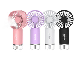 Ventilador Portátil Rosa Con Vapor Refrescante Nsf...