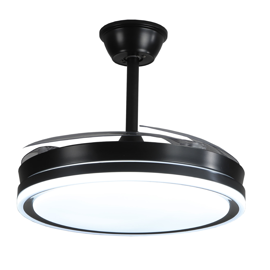 Ventilador De Techo  Retráctil Negro