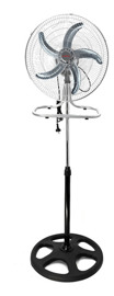 Ventilador De Pie 18 3 En 1 Ax3m18cir Negro Cromado
