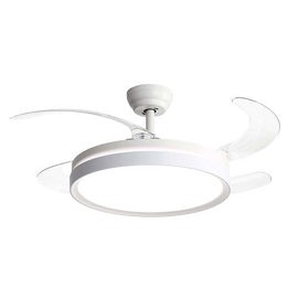 Ventilador De Techo Retráctil Con Luz Led  W1343b 32...
