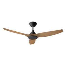 Ventilador De Techo  3 Aspas Simil Madera Tem5234p