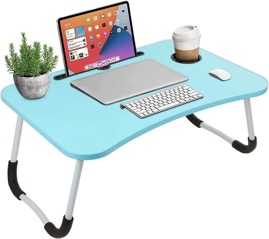 Mesa Plegable Para Notebook Tablet Color Celeste