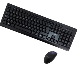 Combo Oficina Kit Mouse Y Teclado Inalambrico Pc Esp...
