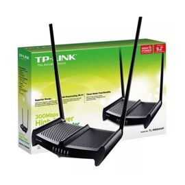 Router 4P Wr841hp N300 High Power 2X9dbi
