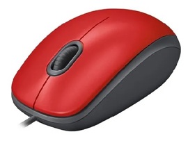 Mouse Optico M110 Silencioso Usb Ambidiestro Pc Roj...