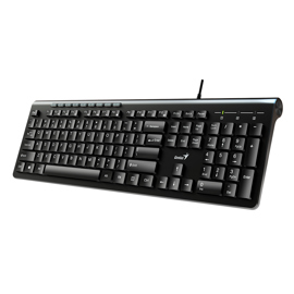 Teclado Slimstar 230 Qwerty Con Cable Usb Negro