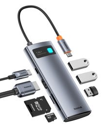Hub Usb C  7 En 1 Con Hdmi 4K @60Hz, 3 UsbA, Pd De 1...