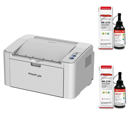 Combo Impresora Laser P2518 Gris Monocromatica 2 K...
