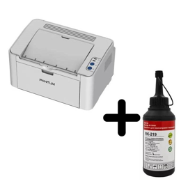 Combo Impresora Laser P2518 Gris Monocromatica Sin ...