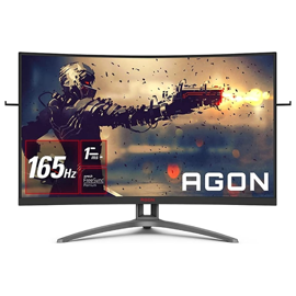 Monitor Gamer Ag323fcxe Led 315 165 Hz Negro Curvo...