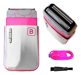 Afeitadora Inalambrica Bway Split Digital Shaver Res...
