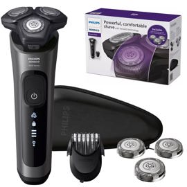 Afeitadora Eléctrica Para Hombre Recargable Wet/Dry...